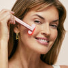 baguette lumineuse rouge pour le visage