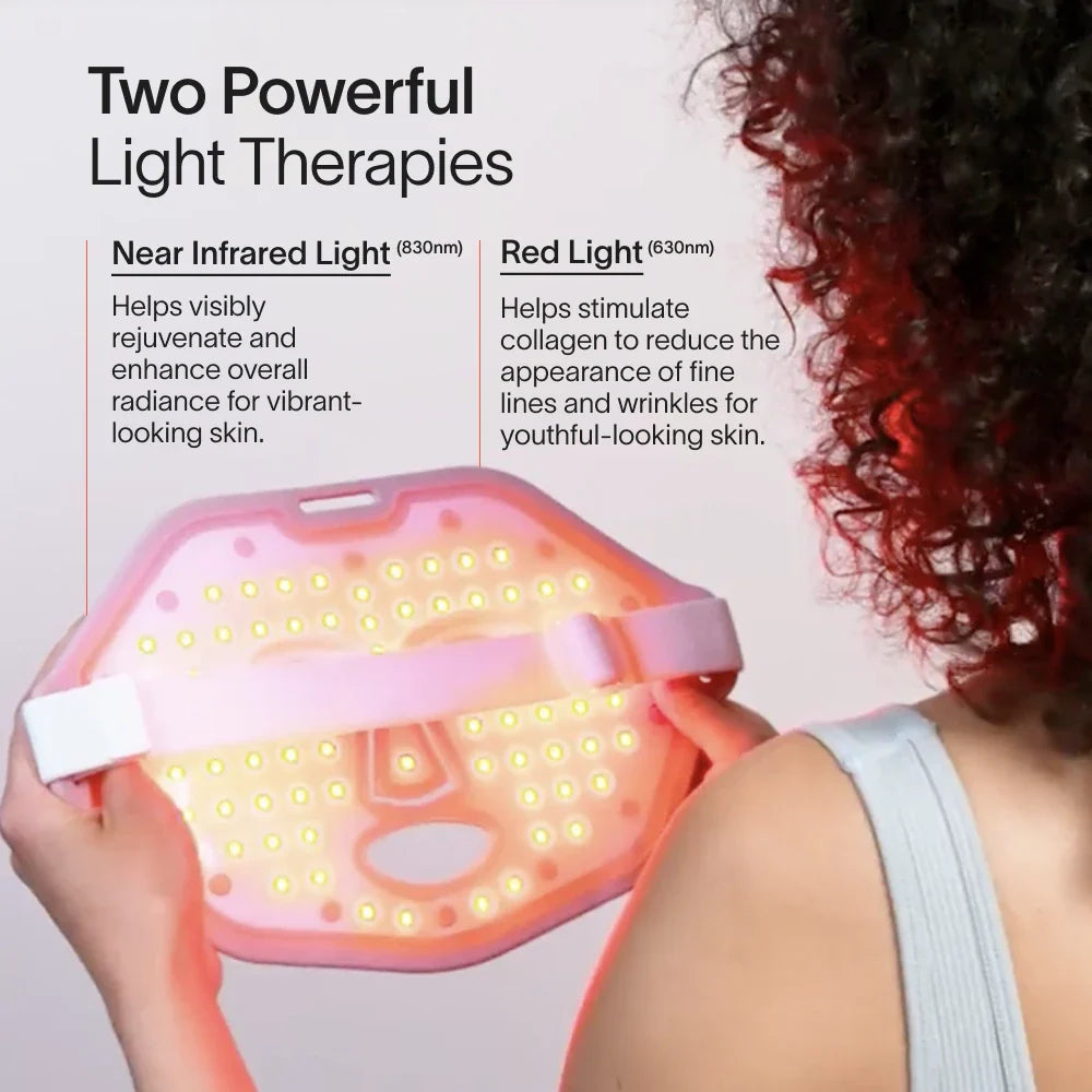 Une vidéo montrant les technologies du masque de luminothérapie rouge